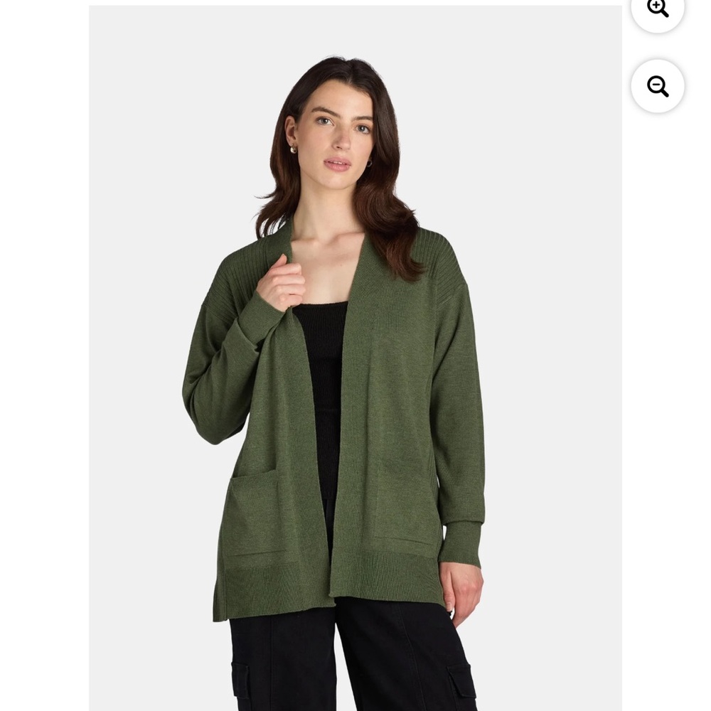 Brand new open front cardigan sea turtle color - Picture 3 of 3